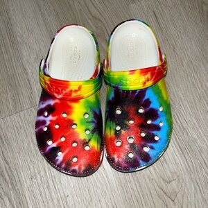 Childrens Rainbow Crocs